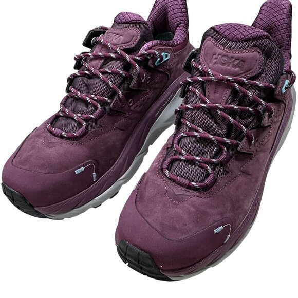 Hoka One One Womens Kaha 2 Low GTX Waterproof Hiking Shoes Plum Size 10.5 - Picture 4 of 12